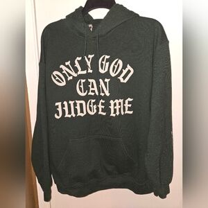 Gildan Forest Green Statement Hoodie Size L - Mens